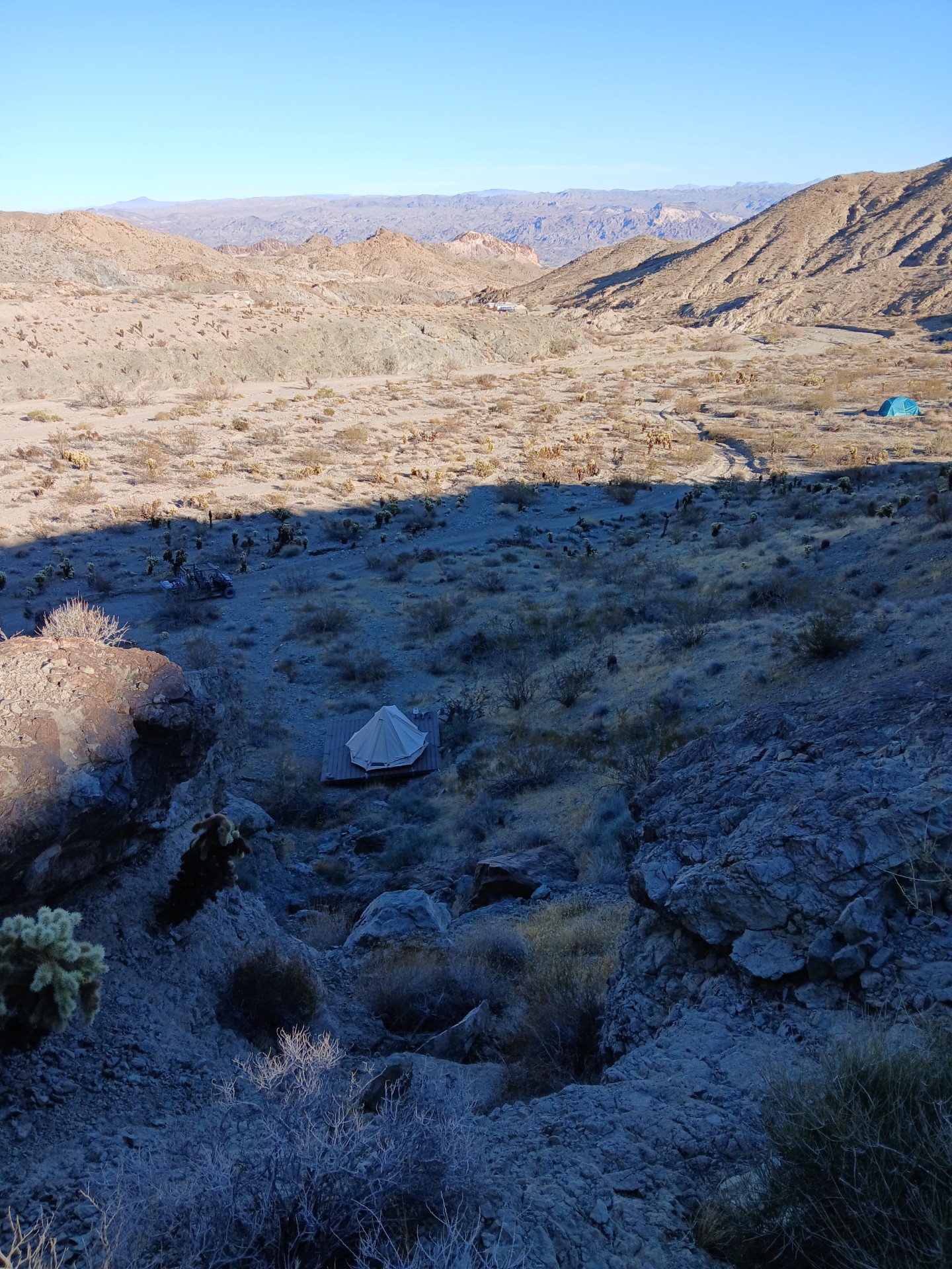 Secluded tent camping near las vegas
